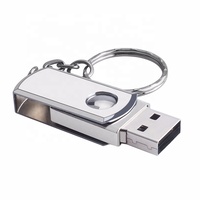 JF 2022 Stik Usb 2.0 3.0 Kapasitas Penuh, Flash Drive Logam Putar Grosir Pabrik 4Gb 8Gb 16Gb