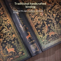 Tree Life A5 Notizbuch mit Gebürstetem Hardcover, Fadenheftung, Retro Chinesischer Stil, Hochwertiges Sammler-Journal