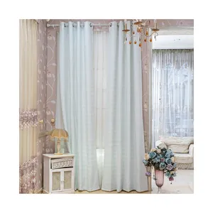 New Style Curtain For Windows Door Wholesale Solid polyester Cotton Curtains Beautiful Decorative Curtain