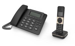 Nouveau téléphone fixe <span class=keywords><strong>sans</strong></span> <span class=keywords><strong>fil</strong></span> avec 1 base et 1 combiné, portable et pratique - Product Image 2