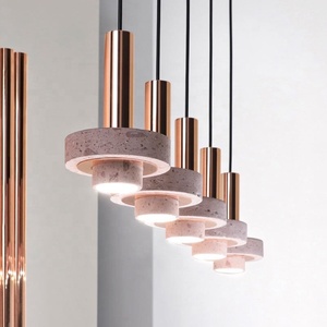 <span class=keywords><strong>Luminaire</strong></span> suspendu moderne en terrazzo, style nordique minimaliste, lampe suspendue pour salle à manger, éclairage LED pour îlot de cuisine - Product Image 2