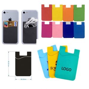 New Fashion Eco-Friendly Promotional Gift Personalized Sticky Phone Pocket <b>Smart</b> Wallet Silicone Credit Card Welcome Gifts - Product Image 3