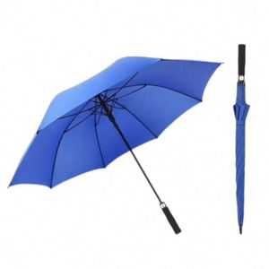 Paraguas de Golf Automático, Impermeable, de Gran Tamaño, con Logotipo Personalizado, Diseño Recto Negro, Promoción de Fábrica OEM - Product Image 4