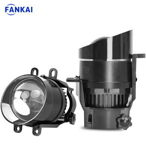 Fankai ไฟตัดหมอก LED X3ลำแสงคู่ขนาด3นิ้ว, ไฟตัดหมอก LED ขนาด6000K 55W 12V ใช้ได้กับรถทุกรุ่น - Product Image 1