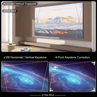 Projecteur 4K 28000 Lumens Everycom Q10W Max Intelligent WIFI LCD Android HD LED pour Cinéma Maison