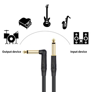 Cable de Bajo Eléctrico de Buena Calidad, Cable de <span class=keywords><strong>Guitarra</strong></span> Eléctrica de PU Elástico, Cable <span class=keywords><strong>para</strong></span> Caja de Sonido y Efector, 3 Metros - Product Image 3