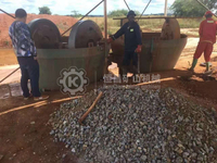 Broyeurs à tambour humide pour l'extraction d'or à vendre en Afrique