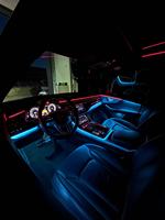 Luz Ambiental Dinámica de 64 Colores para Audi Q7 Facelift 2020-2025, Control por Pantalla MMI, Actualización de Iluminación LED Interior