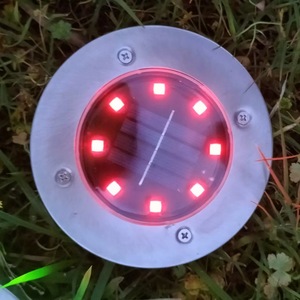 Ngoài trời năng lượng mặt trời đèn ngoài trời 8LED 3 chế độ làm việc không dây IP65 không thấm nước năng lượng mặt trời an ninh tường ánh sáng lạnh trắng - Product Image 6