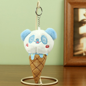 Peluche de Panda con Helado, Adorable y Popular, Personalizable, de Algodón, para Llavero o Decoración de Mochila, 15x8x4cm, Ideal para Fiestas - Product Image 6