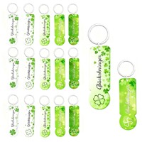MFan Nouveau porte-clés jeton de chariot de courses en acrylique, design trèfle à quatre feuilles, moderne, créatif et tendance