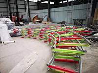 Train de Noël sur mini-piste pour parc d'attractions, train du Père Noël pour extérieur, manèges de fête foraine, à vendre, directement de l'usine