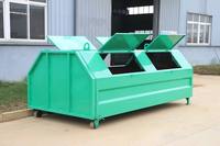 Pièces de machines de construction, Conteneur à déchets en acier de 5m, Poubelle industrielle personnalisable, Recyclage des déchets, Élimination en vrac