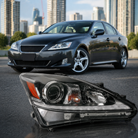 Phare LED double faisceau pour Lexus IS250 IS350 IS300 ISF XE20 2006-2012, phare avant modifié avec DRL séquentiel, Plug & Play