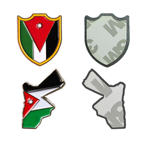 Etiqueta engomada del metal de <span class=keywords><strong>Jordan</strong></span> Stock listo para el escudo de armas del teléfono de <span class=keywords><strong>Jordan</strong></span> Case Varios diseños Esmalte Pin Metal Etiqueta engomada del teléfono celular - Product Image 2