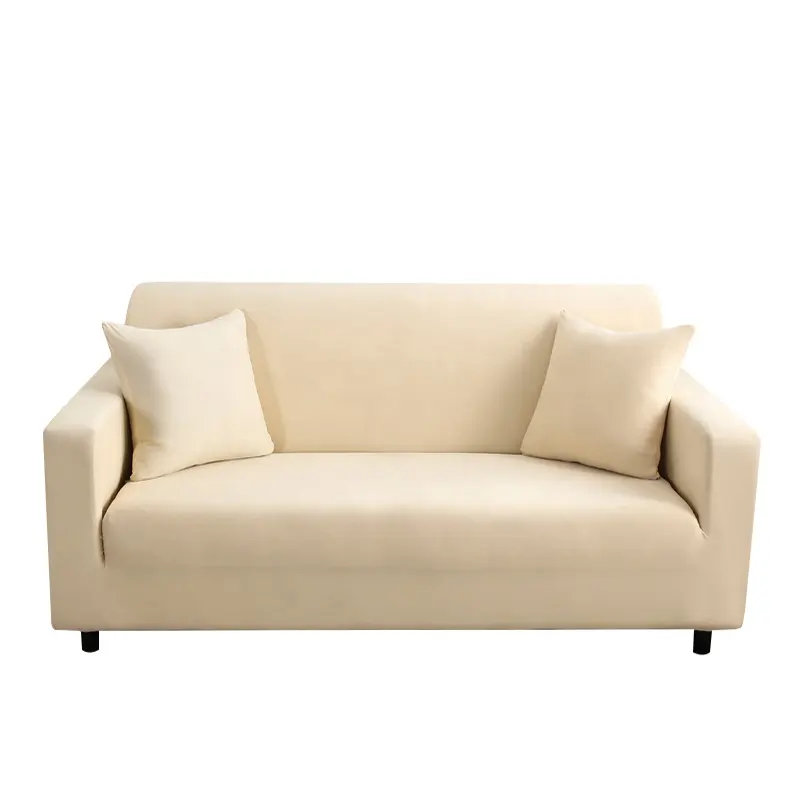 Funda elástica para sofá de 1, 2, 3 y 4 asientos, funda protectora para muebles, cinturón suave, juego de 1 pieza