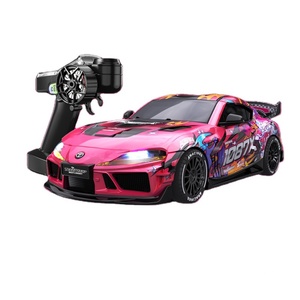 Nouvelle voiture de drift RC Supra SJY-SP4301 1:43, corps en métal moulé sous pression, 4 roues motrices, contrôle proportionnel, câble USB, portée de 50 m, mini voiture de bureau intérieure-extérieure - Product Image 1