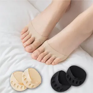 Five Toes Forefoot Pads for Women High Heels Half InsolesSilicone Honeycomb Forefoot Insoles Gel Insoles Breathable Shoe Cushion