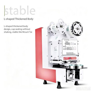 <b>Automatic</b> Drink Cup Sealing <b>Machine</b> for Milk Tea Shop <b>Coffee</b> Shop and Beverage Store - Product Image 4