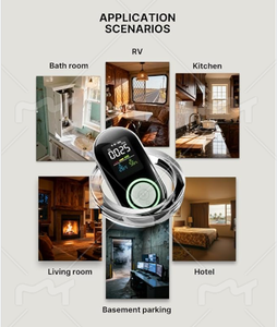 <span class=keywords><strong>Detector</strong></span> Digital de Monóxido de Carbono (CO) e CO2 com Display ao Vivo, Bateria de Reserva, Monitoramento de Temperatura e Umidade, Plug-and-Play para Casa e RV - Product Image 6