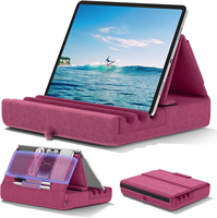 Support pliable en plastique pour tablette iPad Pro 12.9/10.5 Air Mini 6/5/4/3 et liseuse Kindle - Utilisation sur lit, canapé ou bureau