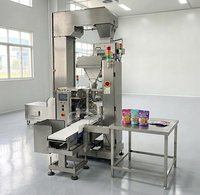 Machine d'emballage automatique de bonbons gélifiés avec comptage, remplissage, scellage, moteur PLC et sachets Doypack