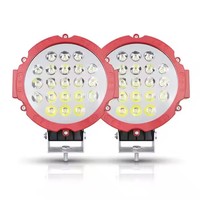 Nouvelles bandes lumineuses LED circulaires de 7 pouces, 60W, ultra-lumineuses, 6000K, blanc, pour feux antibrouillard tout-terrain, ajustement universel, qualité supérieure