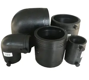 Pe100 Sdr11 Watervoorziening Hdpe Compressie Fittingen Hdpe Pijp Kunststof Fitting Elektrofusie Butt Fusion Pijp Fitting