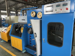 Machine à tirer le fil de cuivre de haute précision SWAN 14D 2025, recuit continu, entrée 1,00-1,38 mm, sortie 0,26-0,68 mm, moteur - Product Image 2