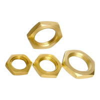 ISO 4035 Brass Thin Nut M3-M30 C3604 Plain for Electrical Plumbing Instrument ANBOR