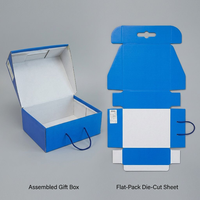 Boîte cadeau en carton ondulé rigide avec logo personnalisé, gaufrage, papier écologique, emballage d'expédition de luxe pour chaussures et chaussettes