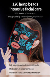 หน้ากากบำบัดด้วยแสงสีแดง LED 7 สี สำหรับใบหน้าและลำคอ ใช้ในบ้าน บำรุงผิวหน้าด้วยแสงสีแดง - Product Image 2