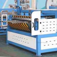 Ligne de production de conduits d'air CNC 6 lignes robuste pour tôles galvanisées/inox HVAC, avec bordure ultra-courte co-plaquée automatique