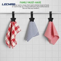 Clips pratiques en silicone pour serviettes, crochets magnétiques pour serviettes de bain avec aimants pour barres et supports à serviettes
