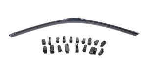 Escobilla Limpiaparabrisas de Goma Natural Suave Premium sin Estructura, de 12 a 28 Pulgadas, con Adaptador Múltiple, Limpiaparabrisas Automáticos sin Marco de Alto Rendimiento - Product Image 2
