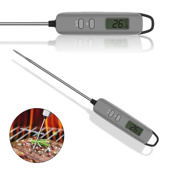 Termómetro Digital para carne de barbacoa para cocinar alimentos agua leche aceite cocina y herramientas para barbacoa al aire libre termómetro de sonda electrónica