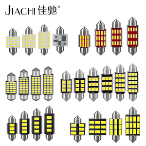 JiaChi fábrica Auto pieza <span class=keywords><strong>de</strong></span> coche Error libre Canbus C5W C10W festón bombillas Led 31MM 36MM 39MM 42MM 41MM lámpara Interior 4014chips - Product Image 2