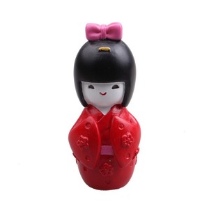 Muñecas japonesas, micropaisajes, adornos artesanales de resina, decoración del hogar para oficina, modelos de personajes, mesa de arena psicológica, arte de terapia - Product Image 5