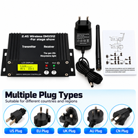 Nouvel Arrivage 2026 Récepteur Numérique Sans Fil 2.4G 16 ID DMX512 avec Écran LCD pour Éclairage de Scène, Boîtier LCD à Signal Puissant pour Projecteurs DMX