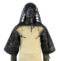Tenue de camouflage tactique 3D pour adulte, type Ghillie, pour l'observation des oiseaux, la chasse, la photographie de la faune et les jeux CS
