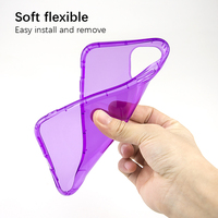 Coque de téléphone transparente en TPU souple de couleur bonbon fluorescente pour iPhone 16, antichoc, transparente, néon, pour iPhone 15 14 13 12 11 17 Plus