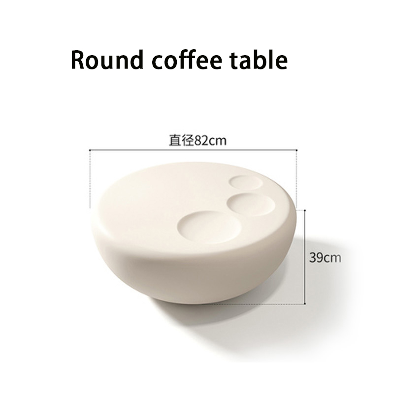Round coffee table