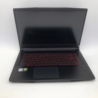 Ordinateur portable professionnel Intel I7 9e génération 6 cœurs RTX2060 msi 15,6 pouces 16 Go de RAM 512 Go de SSD 120 Hz Windows 10 Clavier anglais 1 an