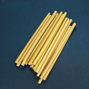 Pailles en bambou naturel jus de cocktail paille à boire pour mariage anniversaire Bar Pub Jungle fête fournitures - Product Image 4