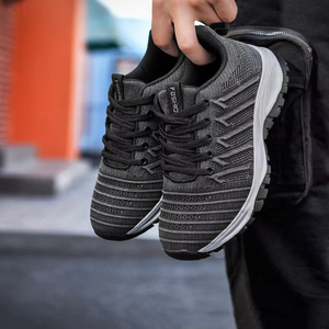 Sneakers Personalizzate ODM OEM di Alta Qualità, <span class=keywords><strong>Scarpe</strong></span> Sportive in Maglia Lavata, <span class=keywords><strong>Scarpe</strong></span> da Corsa e Passeggio per Uomo, Stile Casual - Product Image 5