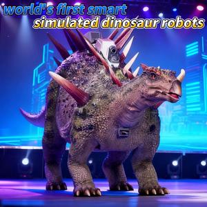 Dinosaurio caminante animatrónico-Control remoto, movimiento realista y sonido rugiente para niños Juguete/decoración <span class=keywords><strong>de</strong></span> fiesta - Product Image 5