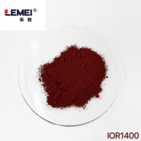 Coloration longue durée 140 Poudre de couleur oxyde de fer rouge pour l'application d'encre, de revêtement, de construction et de céramique