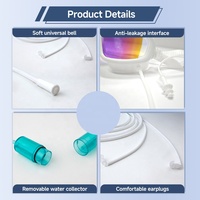 Dispositivo de máquina de inhalación de hidrógeno Molecular 2 en 1, máscara de ojo de hidrógeno, cánula de oreja, escritorio para el hogar, uso al aire libre, coche, RV