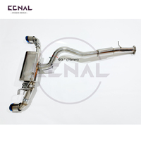 Ecnal pour 2019 + Toyota GR yaris sport silencieux soupape d'échappement en acier inoxydable soupape d'échappement