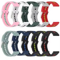 Correa de Reloj Deportiva de Silicona de Dos Tonos de 22 mm para Reloj Inteligente Huawei Watch 3 GT 2 Pro GT3, Correa para Samsung Galaxy 5 4